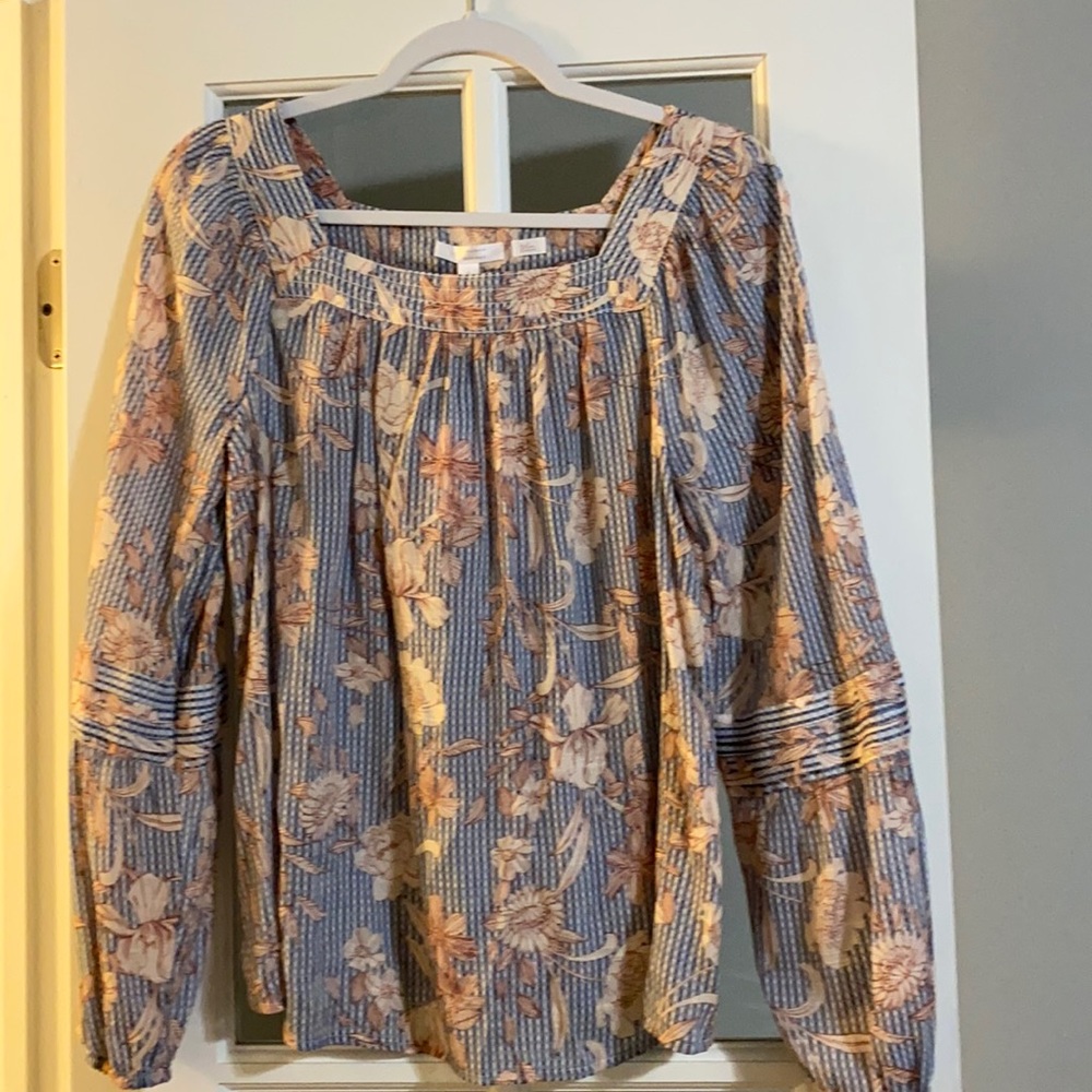 LC Lauren Conrad Peasant Top S NWT